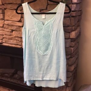 Linen Sleeveless Blouse